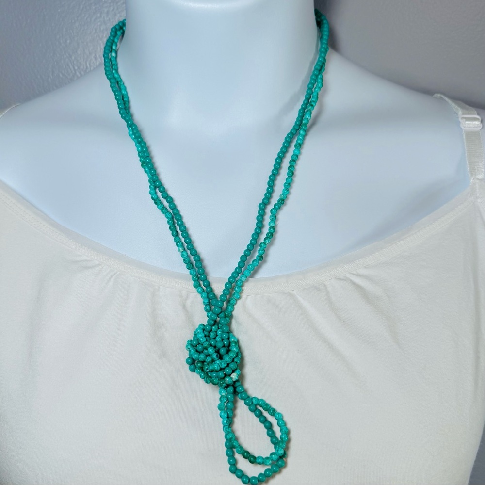 Beaded Necklaces Adjustable Knot Boho Southwestern Statement - Picture 6 of 9